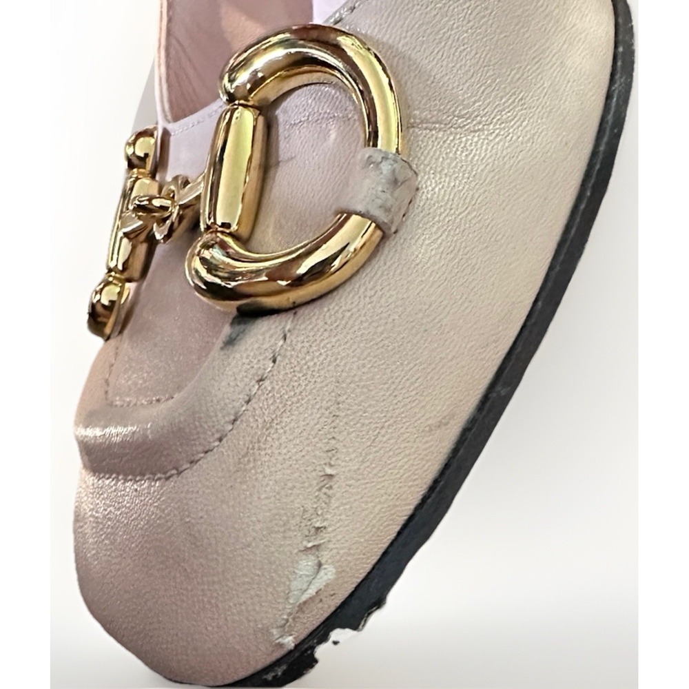 Gucci Cream Horsebit Ballet Pump Flats Women's Heels Size 6 - Picture 12 of 16
